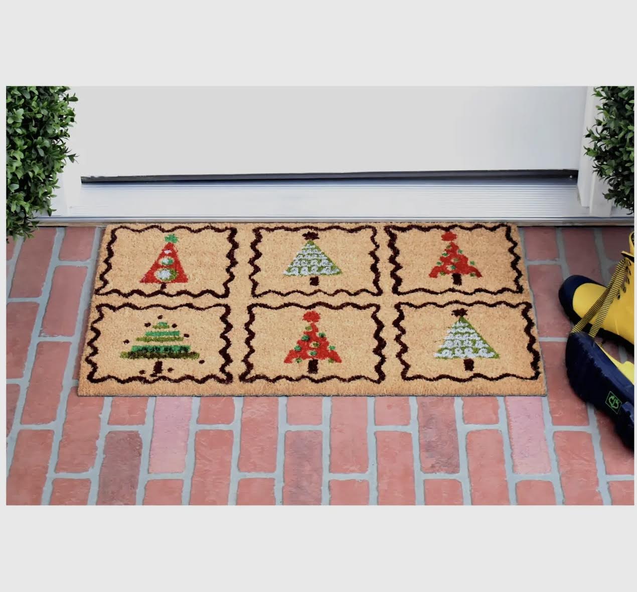 Christmas Tree Doormat